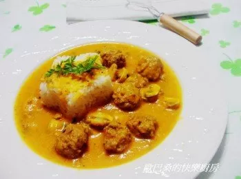 魔法醬牛肉丸子蓋飯