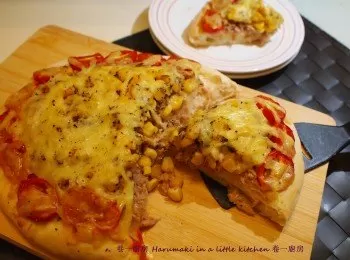 手搓 吞拿魚燕麥Pizza 8'