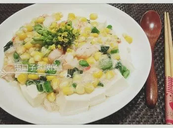 蟹肉扒豆腐