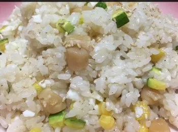 小干貝蛋白炒飯