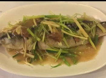 鹹檸檬蒸烏頭魚 Steamed Lemon Grey Mullet