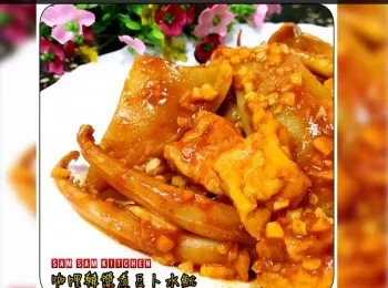 咖喱韓醬煮豆卜水魷