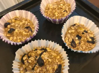 健康早餐：藍莓香蕉OAT BITES
