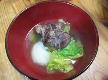 麻雀白菜湯