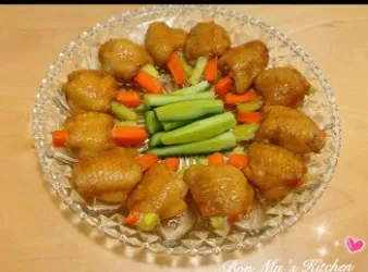 甘筍青瓜釀雞翼