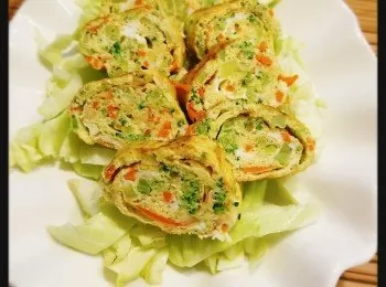 野菜玉子燒