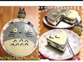 龍貓芝麻Oreo芝士凍餅