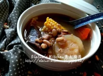 豬橫脷粟米節瓜湯