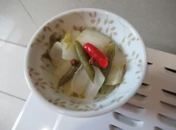 麻辣酸豆白菜