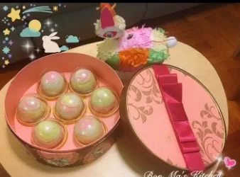 彩虹🌈酥皮月餅 ❤️