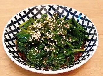 薑汁香醋菠菜