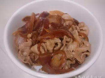 偽吉野家豚肉飯