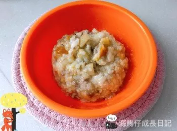 南瓜蘋果肉粒燉飯