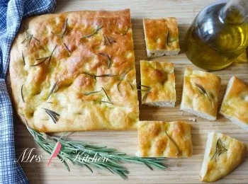 【影片】 意式香草麵包Focaccia