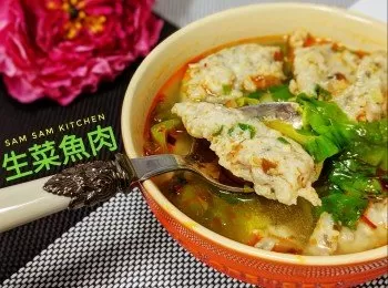 街頭小吃【生菜魚肉】