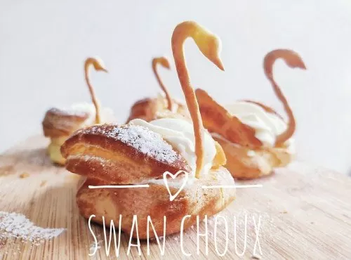 小可愛~天鵝泡芙 Swan choux/puff  (附影片)