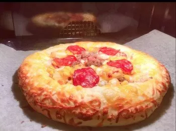 自家製芝心Pizza （湯種版）