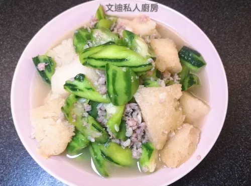 魚肚肉碎煮勝瓜