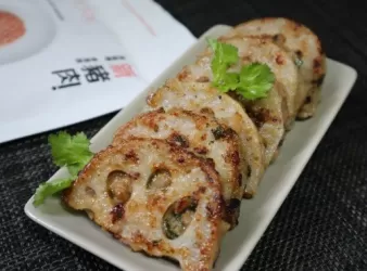 香煎新豬肉蓮藕夾