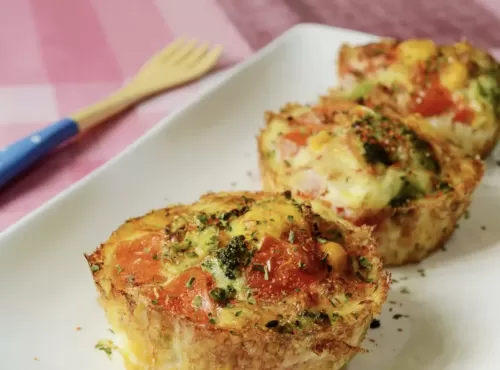 田園蔬菜烤蛋 veggie omlete