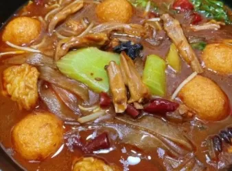 麻辣鴨舌一品煲