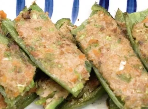 韓式釀青椒 Korean Style Stuffed Green Chili Pepper