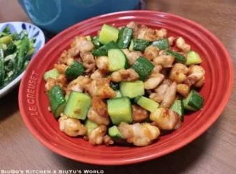 沙茶青瓜炒雞軟骨
