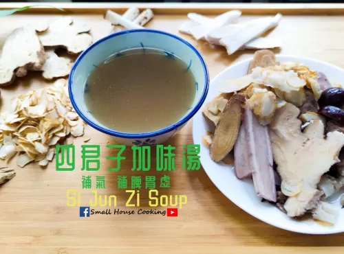 湯水篇｜四君子加味湯 補氣 補脾胃虛 (附影片)