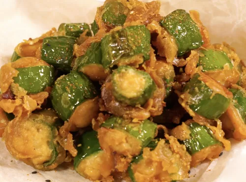 【家常尖椒】炸釀尖椒 Deep fry stuffed green pepper