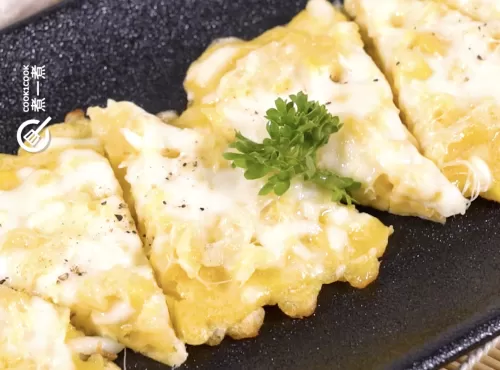 【家常食譜】芝士粟米烙餅 Cheesy Corn Pancakes