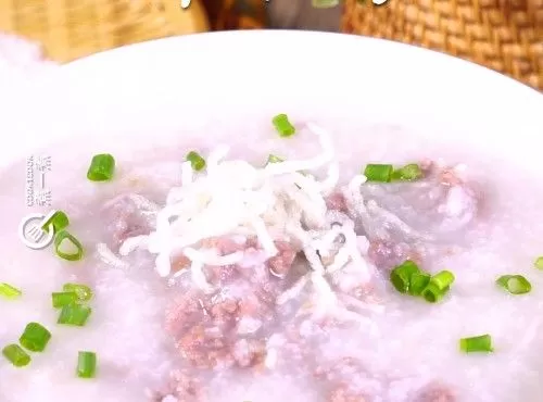 【補充鐵質】碎牛粥 Menced beef congee