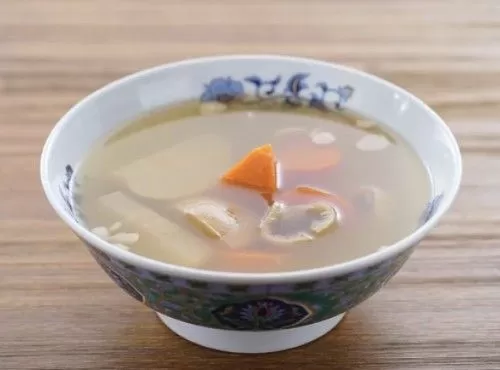 麥冬無花果雪梨素湯 Dwarf Lilyturf Root Tuber, Dried Fig and Pear Vegan Soup