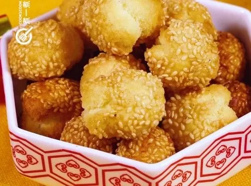 【開懷大笑】簡易笑口棗 Sesame Balls