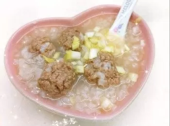 牛肉丸粥