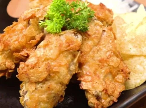 【脆脆脆脆】薯片雞翼 Chips chicken wings