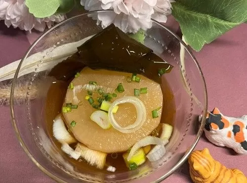 日式昆布湯煮白蘿蔔 （可素食）