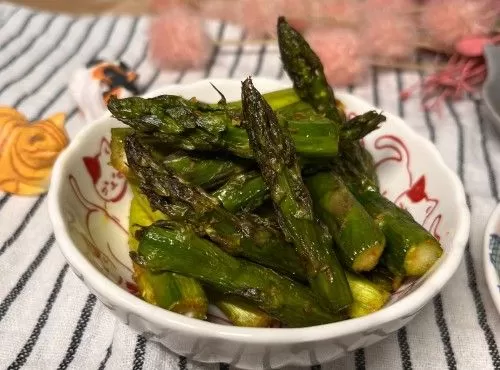 蘆筍前菜二食 之 日式香辣氣炸蘆筍 (可素食)