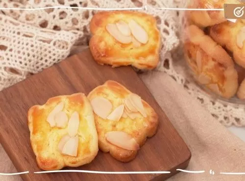 芝士杏仁曲奇 Cheese almond cookies