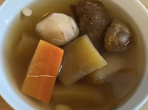 雪蓮果素湯