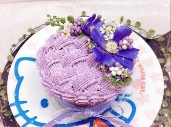 紫薯海綿蛋糕