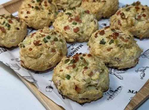 火腿香蔥司康