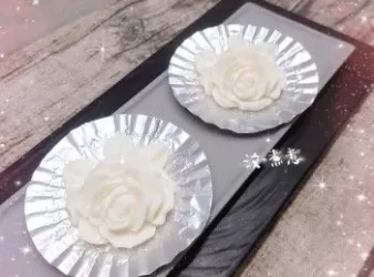 玫瑰花鮮奶布丁