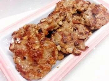 冬菇煎肉餅
