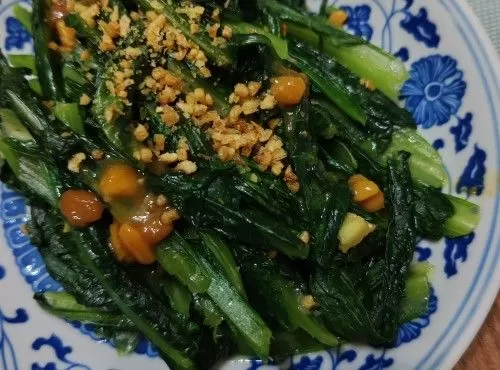 普寧豆醬炒油麥菜