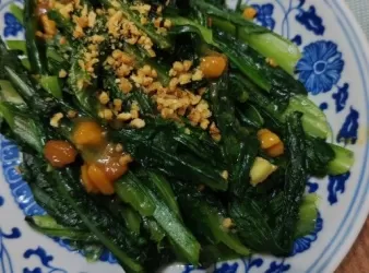 普寧豆醬炒油麥菜