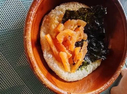 紫菜肉鬆辣條咸糍粑