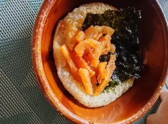 紫菜肉鬆辣條咸糍粑