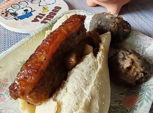 梅菜扣肉脆皮刈包