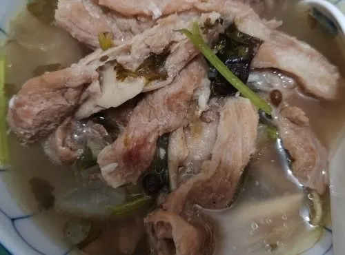 清湯蘿白牛筋腩