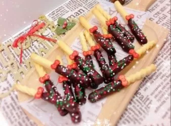 聖誕牛油曲奇棒